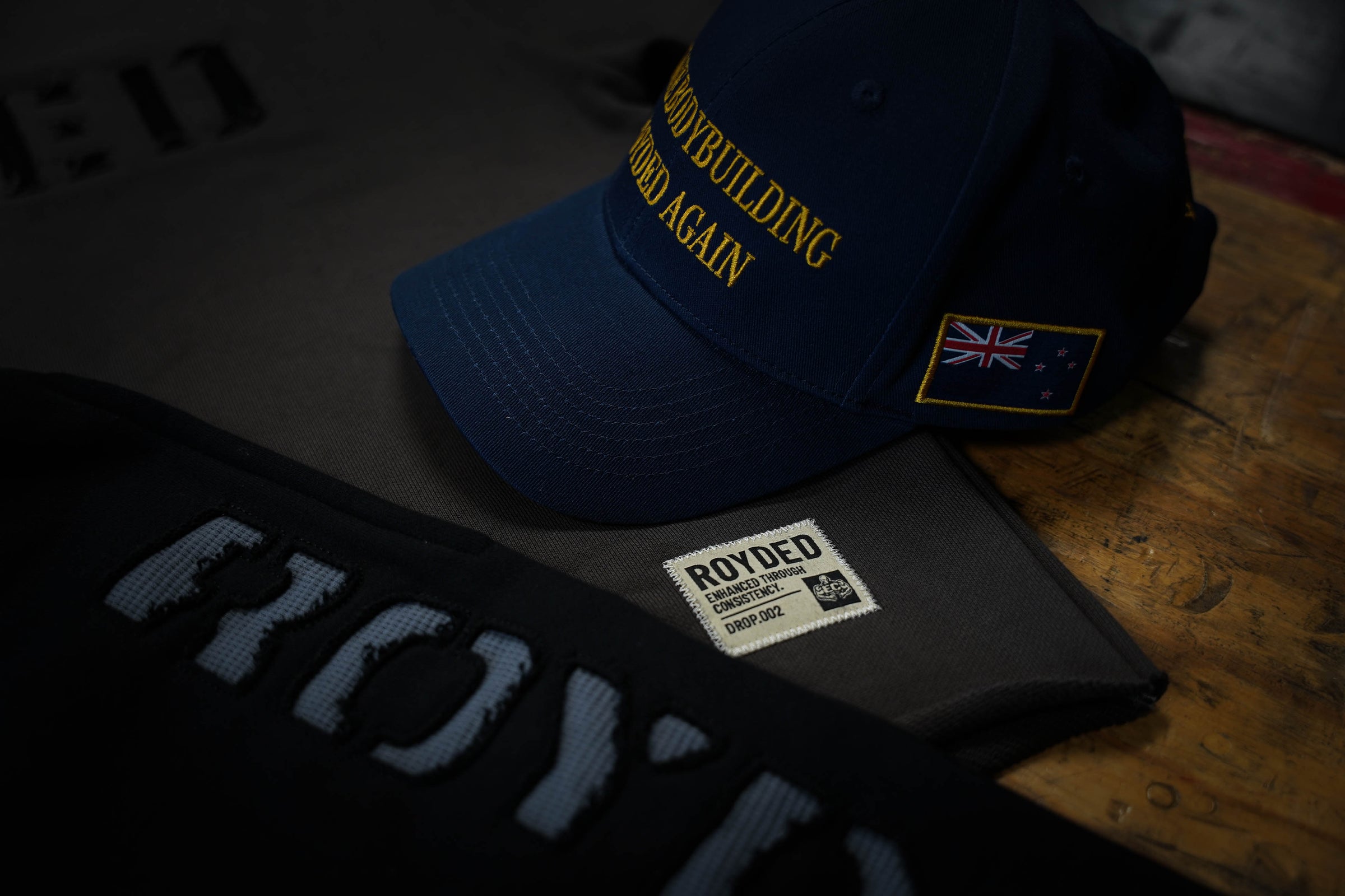 ROYDED athlete in DROP 002 apparel