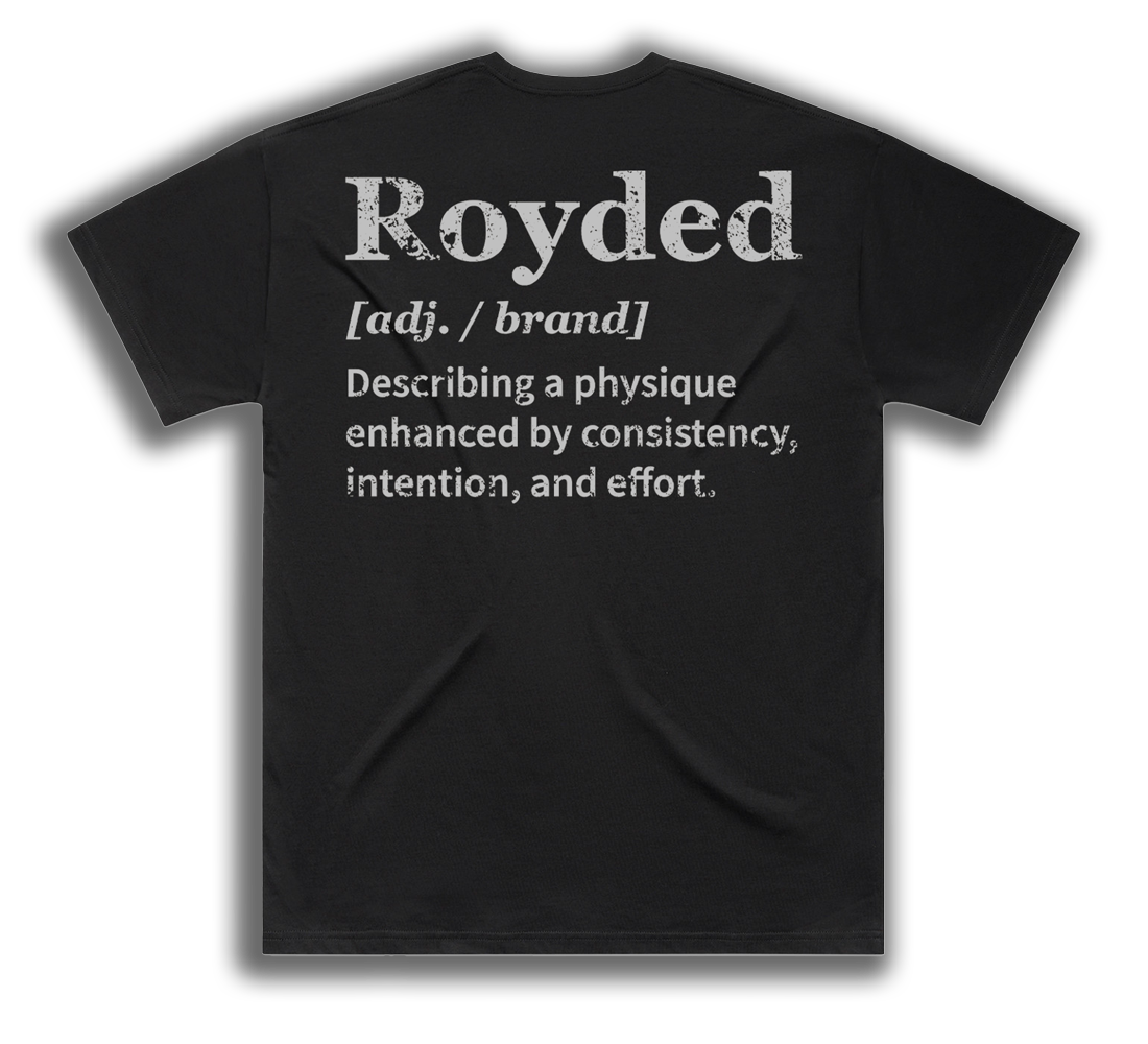 Black Definition Tee - back